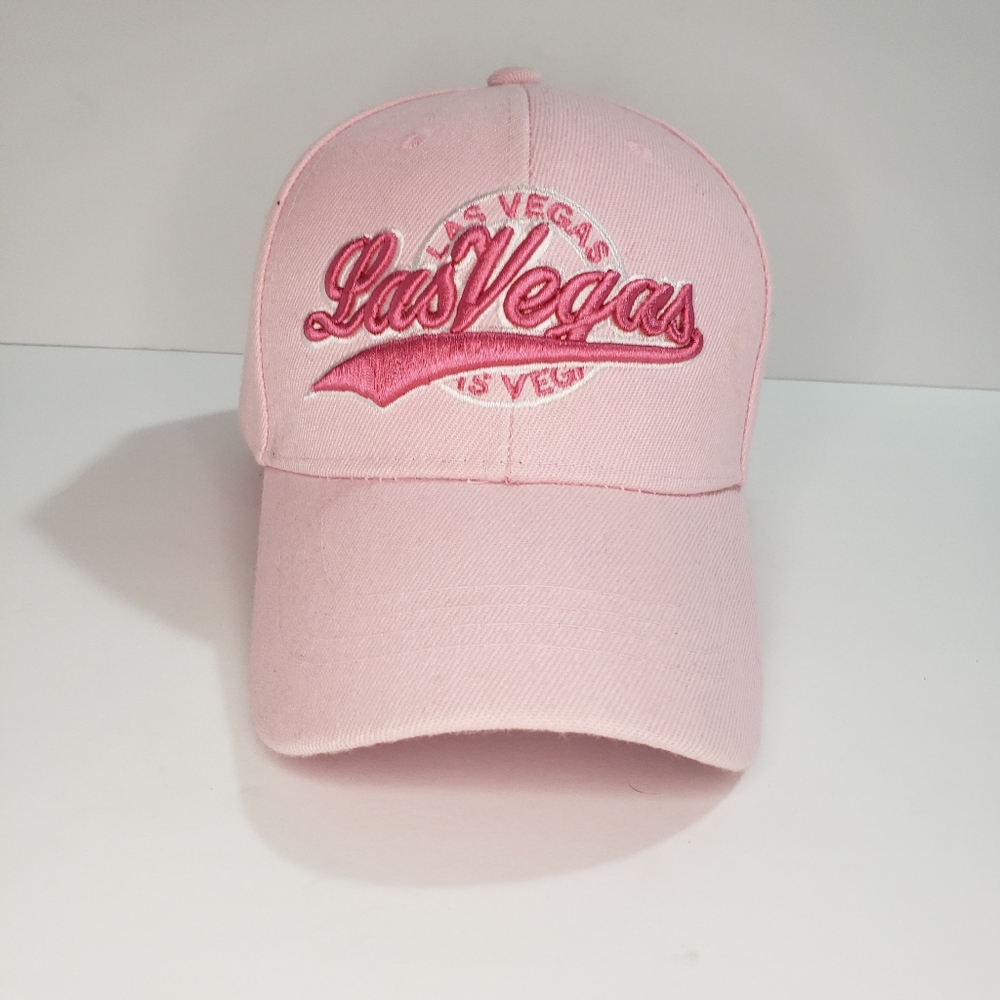 Las Vegas Pink Baseball Cap 100% Acrylic OSFA